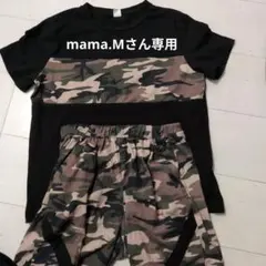 SHEIN カモフラージュ柄 Tシャツ・ショートパンツセットのサムネイル