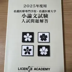 【マーガレット様専用】2025年度 看護医療専門学校 小論文試験 入試問題解答