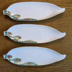 20A0024 1 札幌 中古 九谷焼　小皿「高砂」　65mm ＆ 92mm　夫婦皿 シン・ゴジラ 豆皿（古九谷・吉田屋） かぶらきでしか買えない