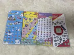 たまごっち シール 4枚セット セリアSeria プチプチシール