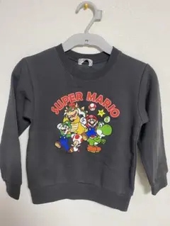 スーパーマリオ トレーナー 110サイズ　裏起毛