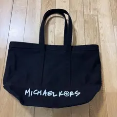 MICHAEL KORS ブラック トートバッグ キャンパストート