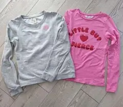 H&M 長袖トレーナー・長袖Tシャツ 2枚
