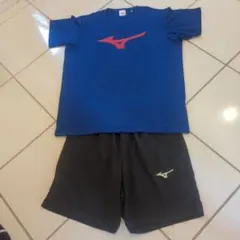 りんご様専用ミズノ　S　上下セット　ブルー