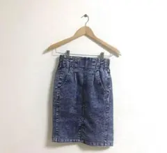 OLIVEdesOLIVE ケミカルウォッシュタイトミニスカート デニムスリットのサムネイル