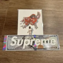 supremeドルステッカー 大友克洋×攻殻機動隊ポストカード