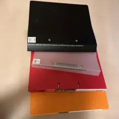 A4 リング式ファイル 4色セット