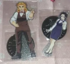 鬼滅の刃 煉獄杏寿郎 胡蝶しのぶ 両面アクスタ アクリルスタンド モクテルバー