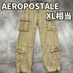 AEROPOSTALE カーゴパンツ バギーシルエット 薄茶 XL【き554】のサムネイル
