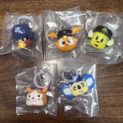 プロ野球マスコット　めじるしアクセサリー　セリーグ　つば九郎　ドアラ　トラッキー