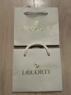 DECORTÉ ショップ袋 ミニサイズ　ギフト2枚セット