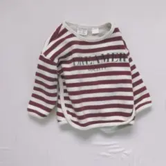 zara baby ボーダートップス