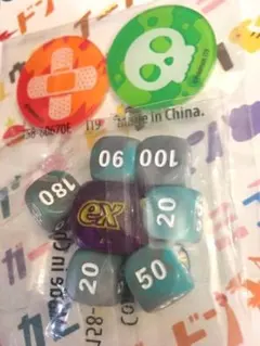 海外限定 ポケモン EX ミライドン ダイス + 状態異常 マーカー