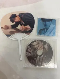 未使用、ペンペンクッションとジュノうちわ2枚セット。 2PM ジュノ Before Midnight ペンペンクッション 2種 【公式通販】