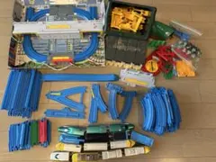 プラレール 大量 まとめ売り 車両 変形車庫 変速レール