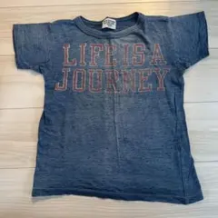 DENIM DUNGAREE LIFE IS A JOURNEY Tシャツ