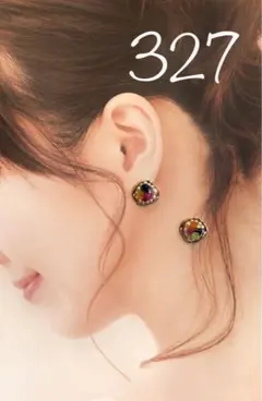 ピアス　イヤリング　パール　ドライフラワー　リング　ハンドメイド