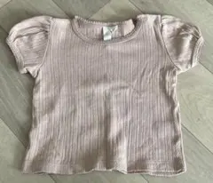 little cotton clothes ポインテールTシャツ2-3y ピンク