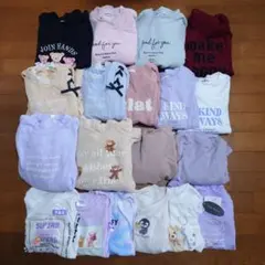 女の子 130 秋・冬服 トップス・ワンピース まとめ売り 19点