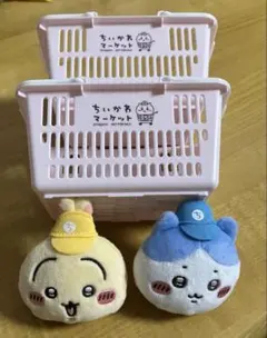 ちいかわマーケット 5周年 ノベルティ ミニカゴ　おかおバッジ うさぎハチワレ