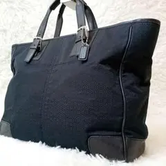 COACH コーチ トートバッグ マイクロシグネチャー A4可 大容量 レザー