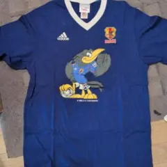 adidas サッカー日本代表 1998年記念Tシャツ