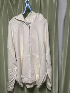 MOOJI MOOJI ジップパーカー ZIPUP HOODIE ホワイト