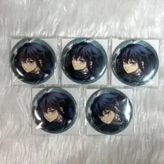 鬼滅の刃 全集中展 時透無一郎 缶バッジ＆ポストカード 缶バッジのみ5点