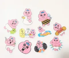 おぱんちゅうさぎ フレークシール 10個セット