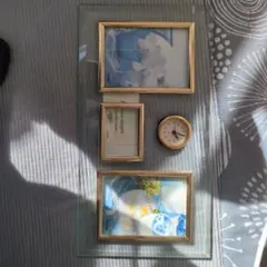フォトフレーム　ガラス製