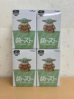 スターウォーズ ぬーどるストッパーフィギュア グローグー　4個セット
