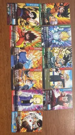 ドラゴンボールZデータカードダス　11枚