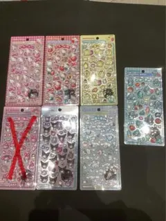 【めろ様専用】サンリオボンボンドロップシール6枚セット+うるちゅるキティ