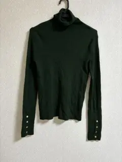 Discoat タートルネックニット　春服　薄手ニット