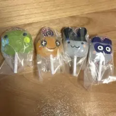 たまごっちカラフルキャンディーチャーム　4点