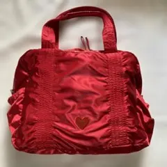 アニエスベー 2WAY ボストンバッグ ショルダー ハート　ナイロンのサムネイル