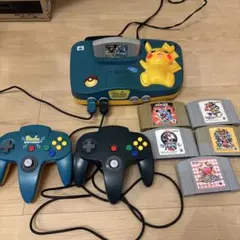 NINTENDO 64 本体 ピカチュウ 青(ジャンク扱い) | Mercari