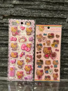 【正規品】ハローキティ 立体シール キラキラ モチモチ マシュマロシール