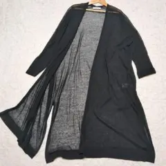 ラトータリテ 2024SS リネン混 ロングカーディガン フリーのサムネイル