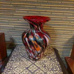 Osaka Kamei Glassの花瓶 - メルカリ