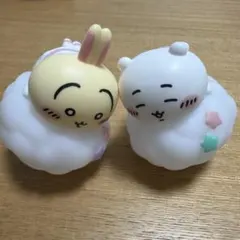 ちいかわガチャ　雲の上でおやすみライト　うさぎとちいかわ