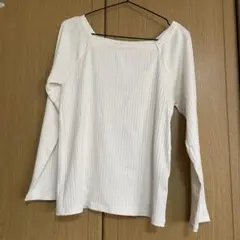 grove ホワイト 長袖 Tシャツ L