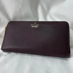 KateSpade ケイトスペード サフィアーノ ラウンドジップ 長財布