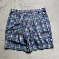 DOCKERS Cotton Check Shorts MADE IN USA