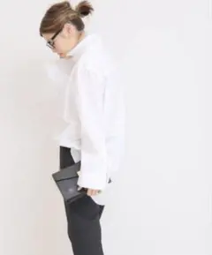 EVERYDAY I LIKE. Big Wash シャツ ワイヤー襟 DEUXIEME CLASSE - EVERYDAY I LIKE. ワイヤー襟 ワイドシャツ