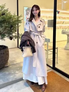 SNIDEL ウロコカシミアスタンドカラーコート