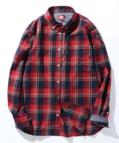 コンバース　チェック柄 長袖ネルシャツ Mサイズ ポケット付