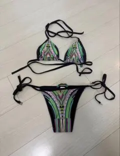CRONOS セパレート水着 ビキニ ブラック イエロー - メルカリ