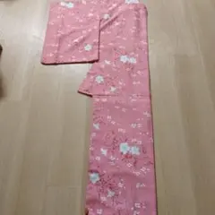 ピンク 花柄 着物