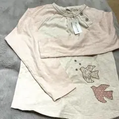 piccino  上下服 女の子　綿100%